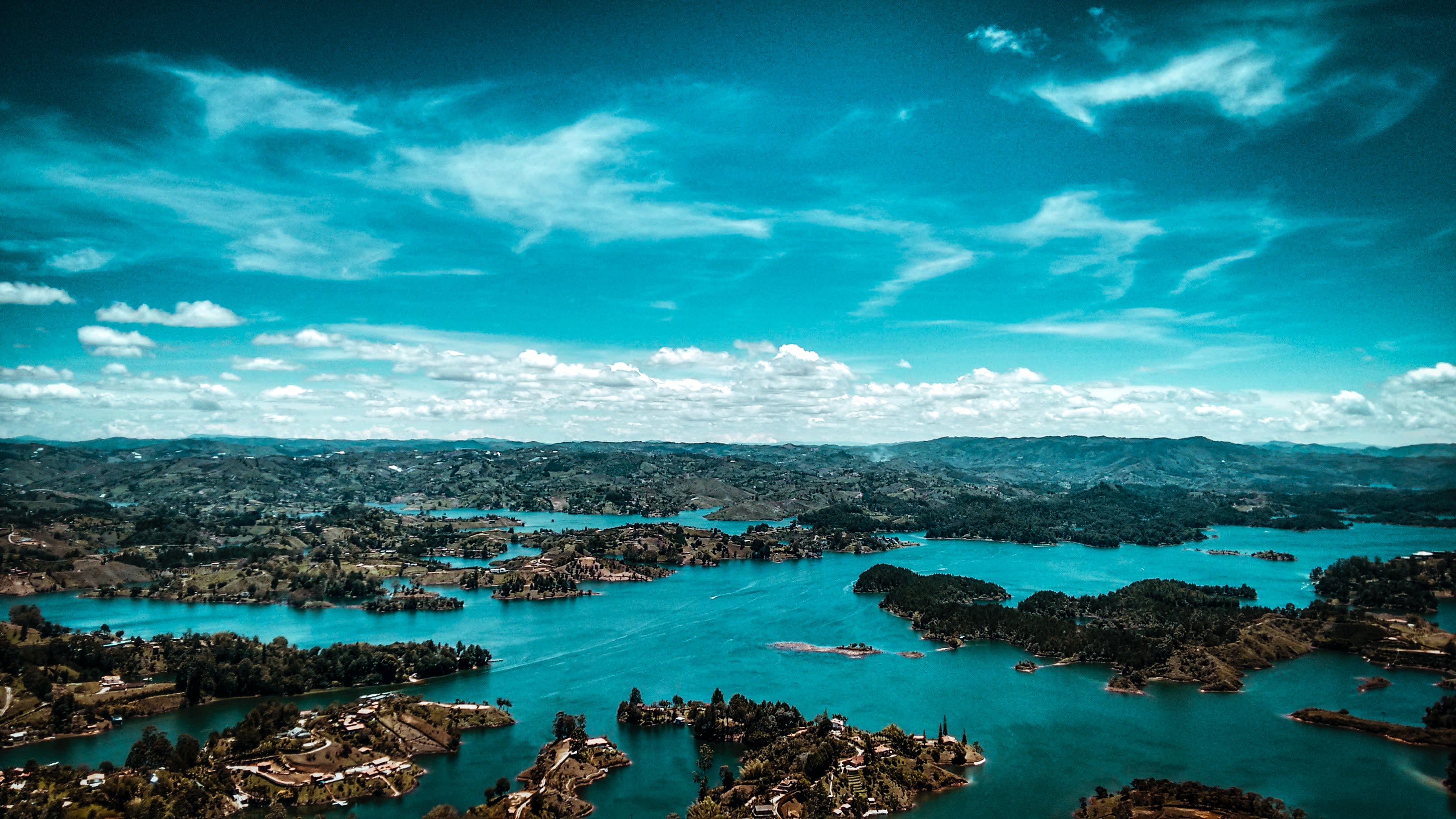aerial photograph of city